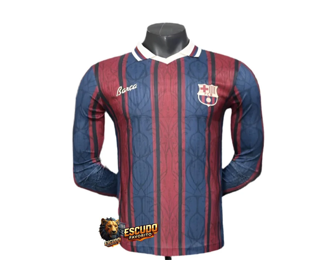 BARCELONA 125Th 25-26 VERSIÓN JUGADOR MANGA LARGA HOMBRE
