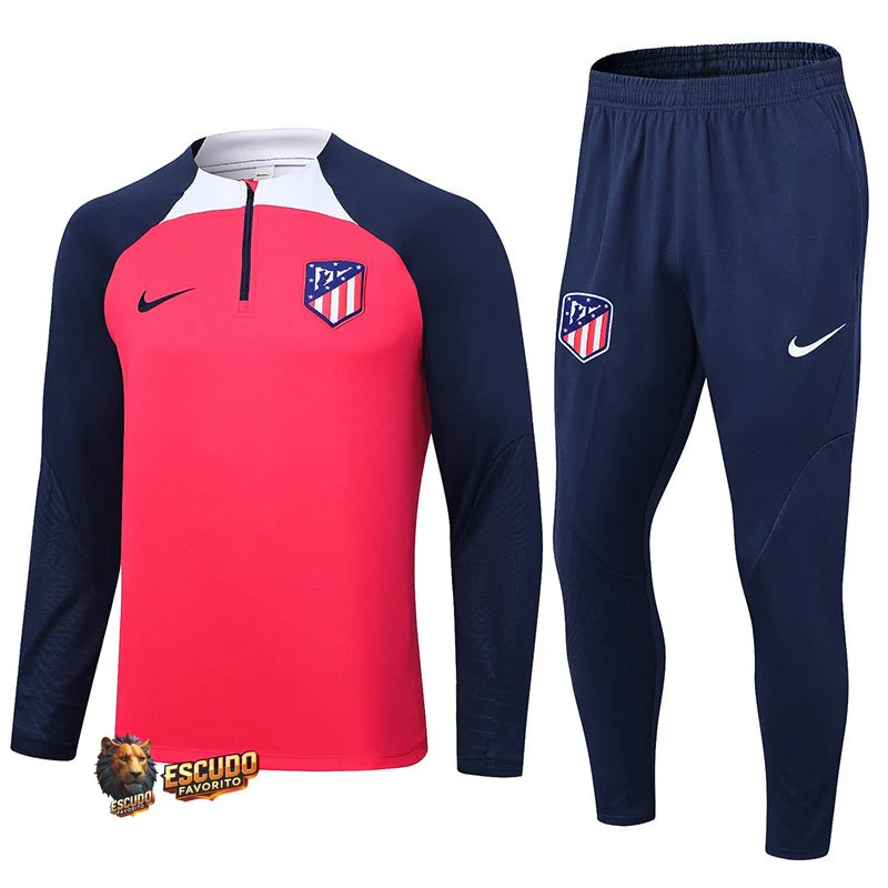 ATLÉTICO DE MADRID CAMISETA MANGA LARGA + PANTALONE V 23/24 HOMBRE