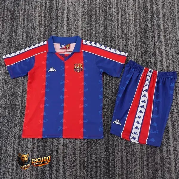 BARCELONA I 92-95 EQUIPACIÓN PARA NIÑOS RETRO HOMBRE