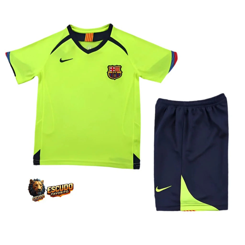 CAMISETA BARCELONA II 05/06 EQUIPACIÓN PARA NIÑOS (RETRO)