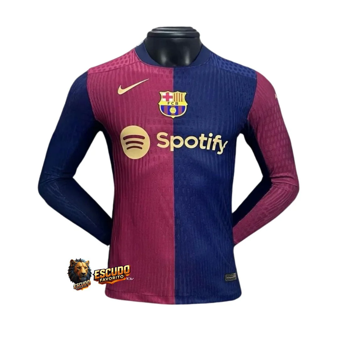 BARCELONA I 24/25 HOMBRE MANGA LARGA VERSIÓN JUGADOR