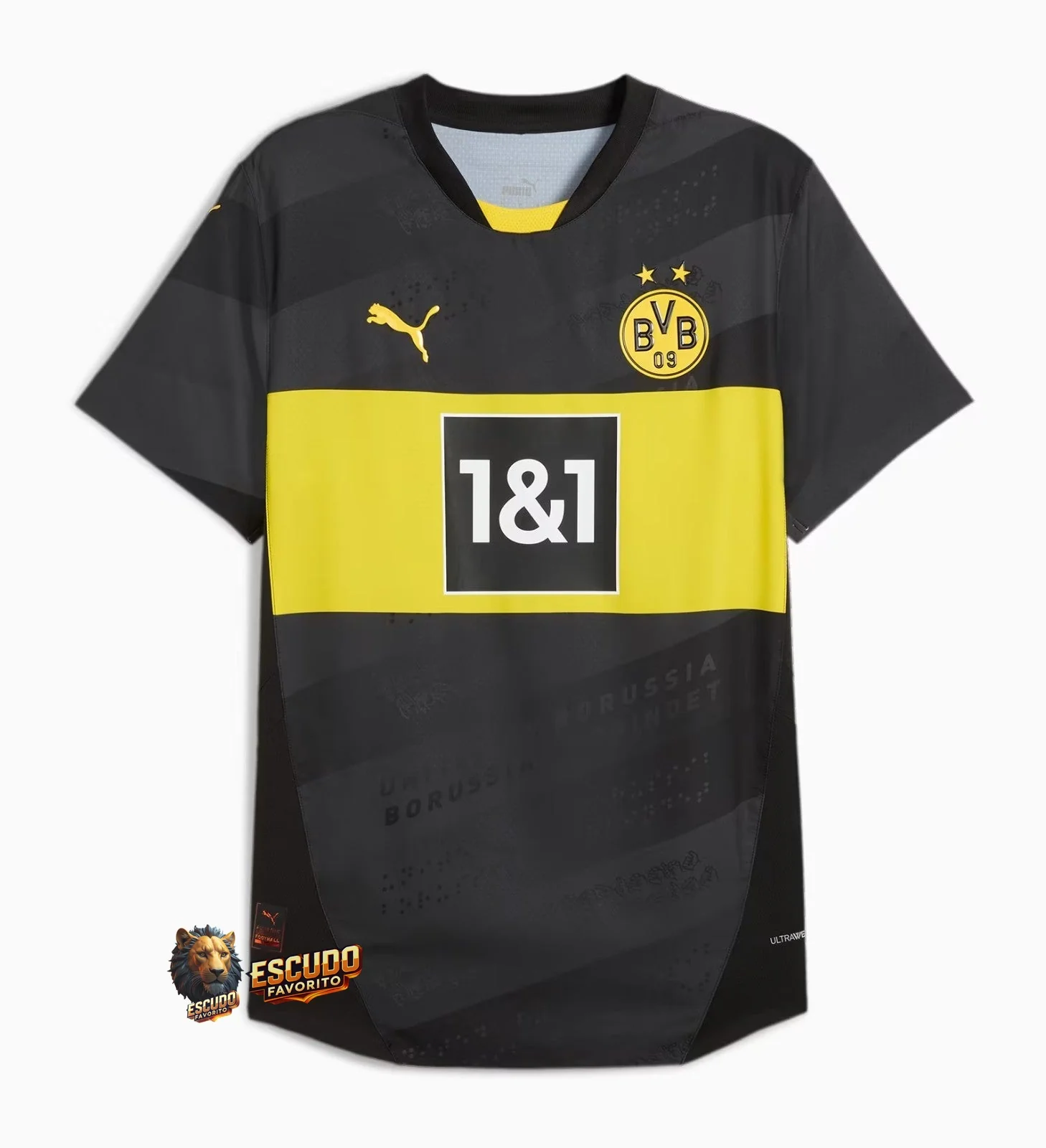 CAMISETA BORUSSIA DORTMUND II 24/25 NEGRA HOMBRE