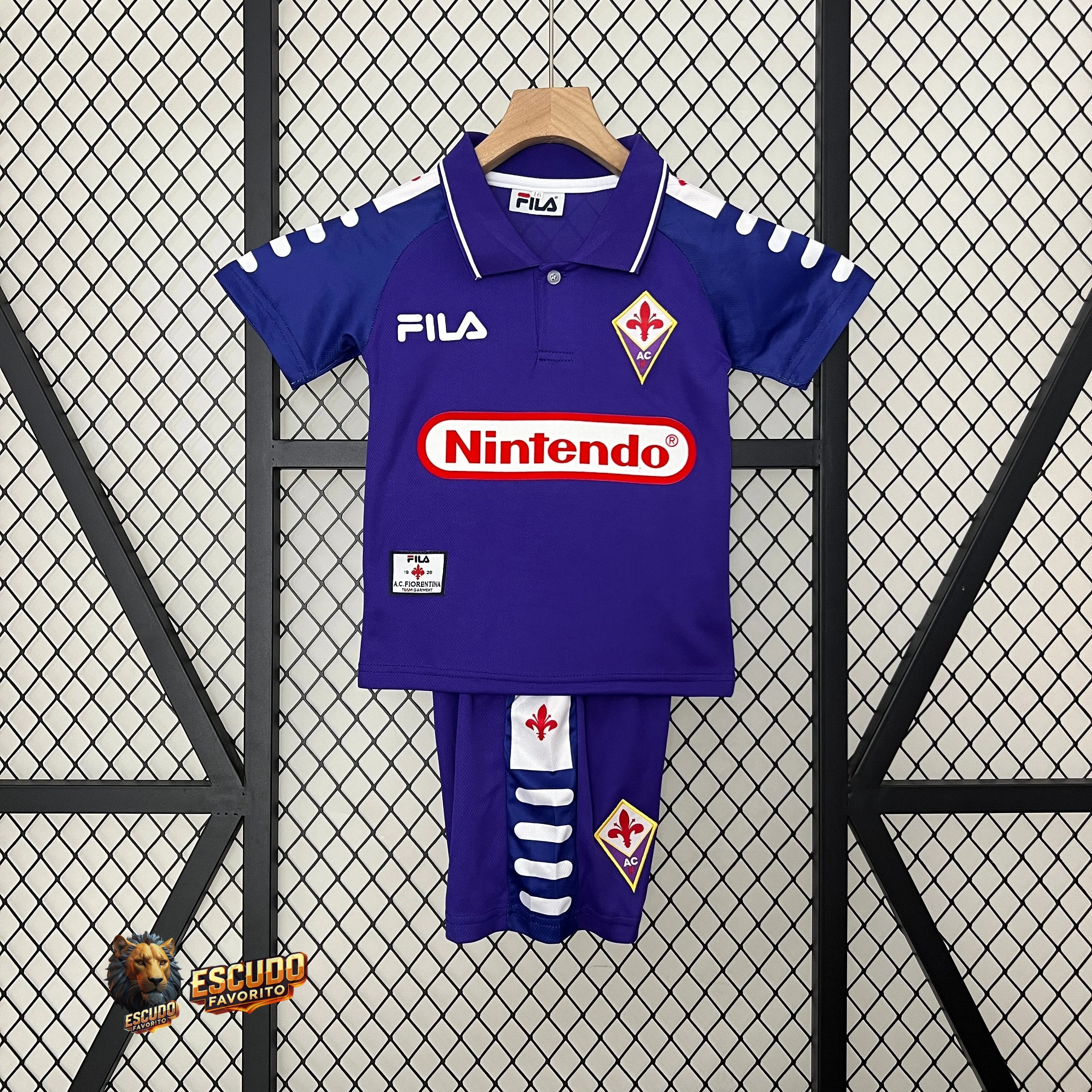 CAMISETA FIORENTINA I 1998 EQUIPACIÓN PARA NIÑOS (RETRO)