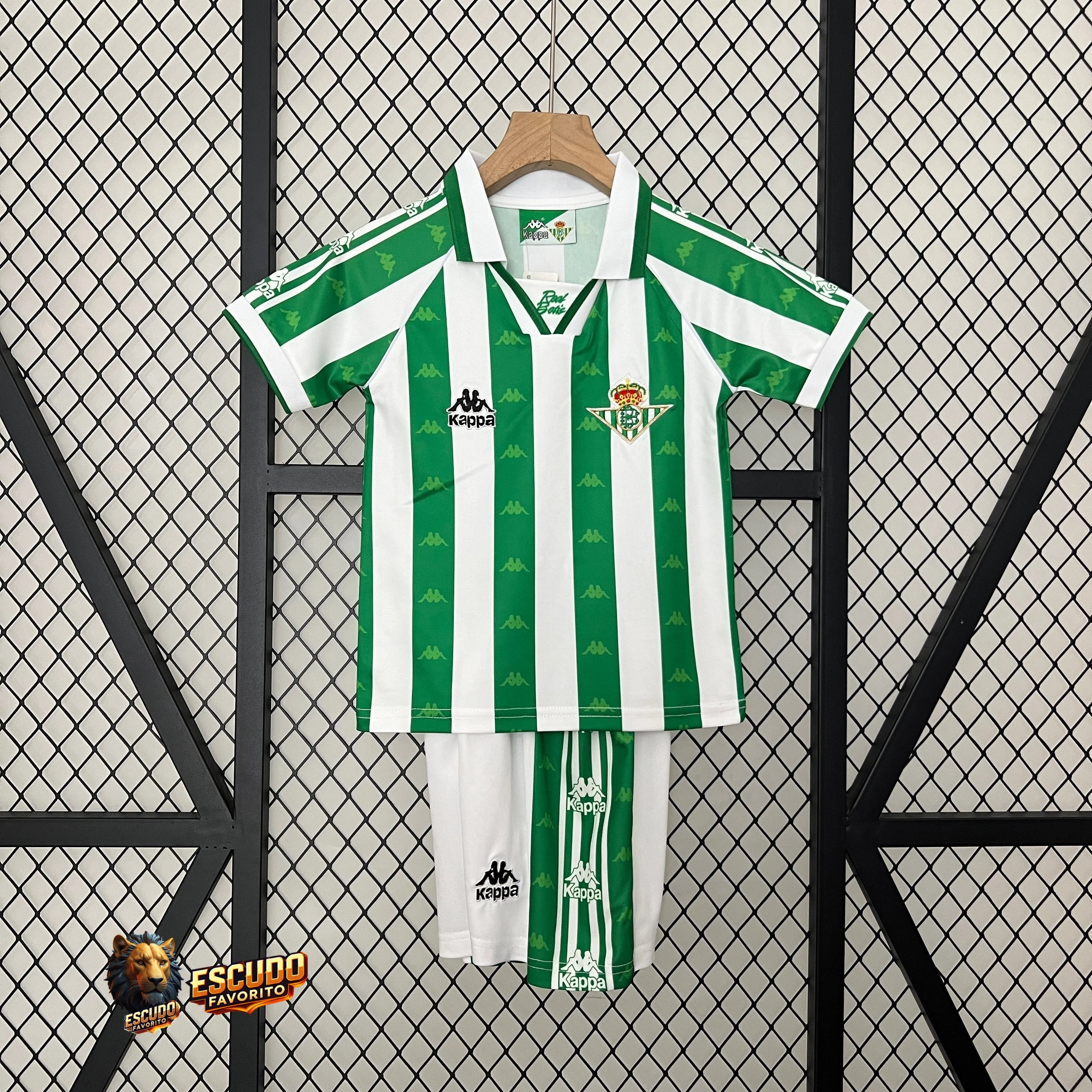 CAMISETA REAL BETIS I 95/97 EQUIPACIÓN PARA NIÑOS (RETRO)