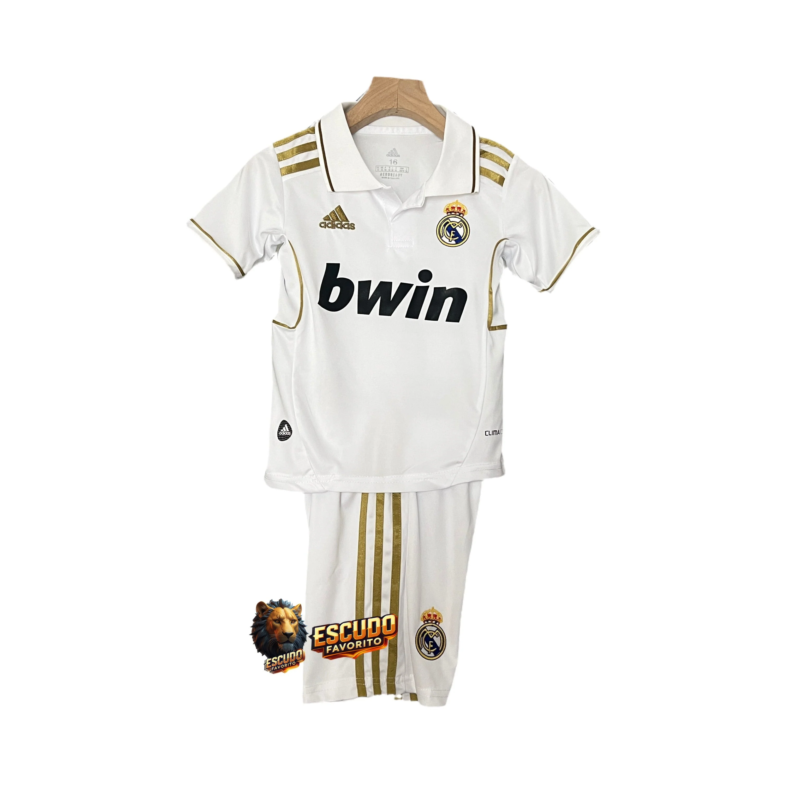 CAMISETA REAL MADRID I 11/12 EQUIPACIÓN PARA NIÑOS (RETRO)