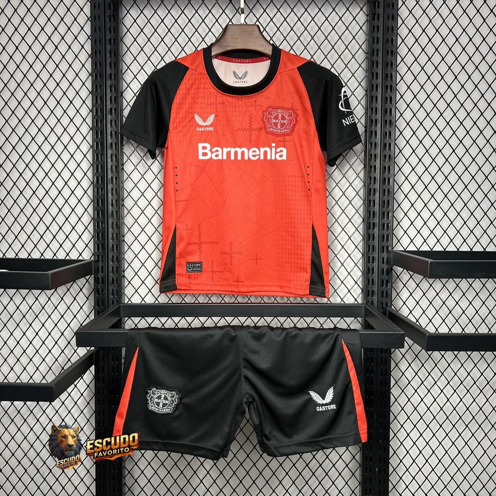 CAMISETA BAYERN LEVERKUSEN I 24/25 EQUIPACIÓN PARA NIÑOS