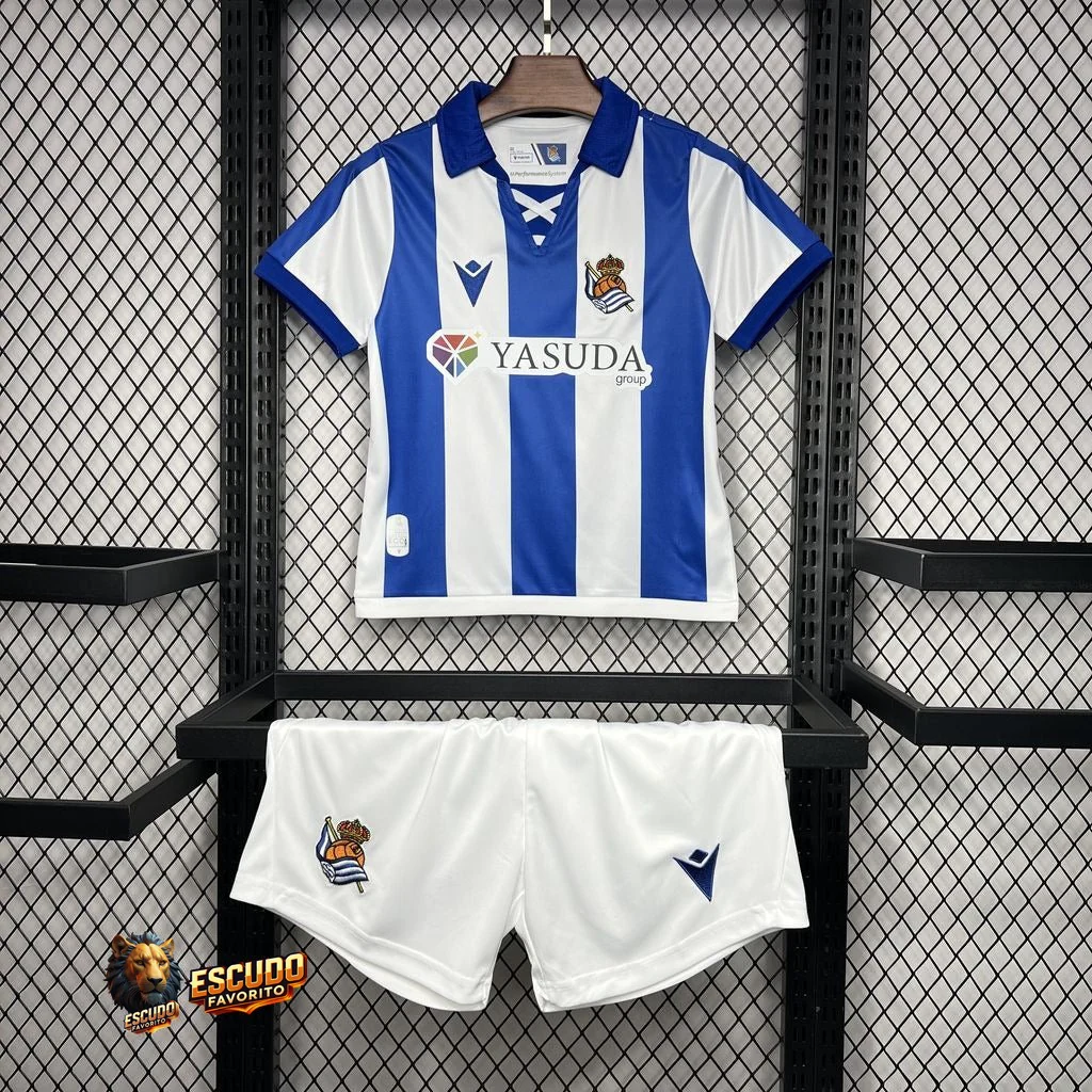 REAL SOCIEDAD I 24/25 EQUIPACIÓN PARA NIÑOS