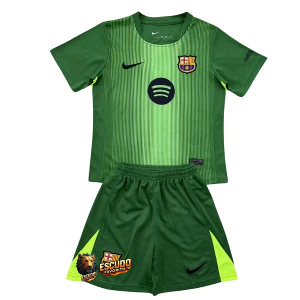 BARCELONA PORTERO 25/26 EQUIPACIÓN PARA NIÑOS