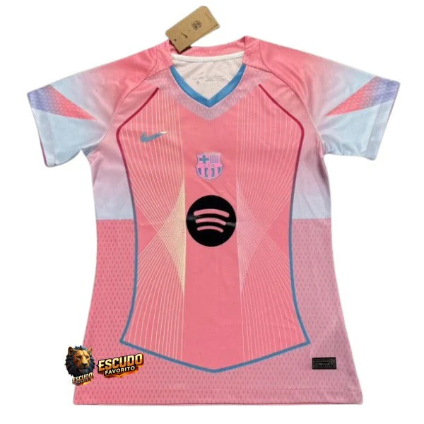 CAMISETA BARCELONA ROSA 25/26 MUJER