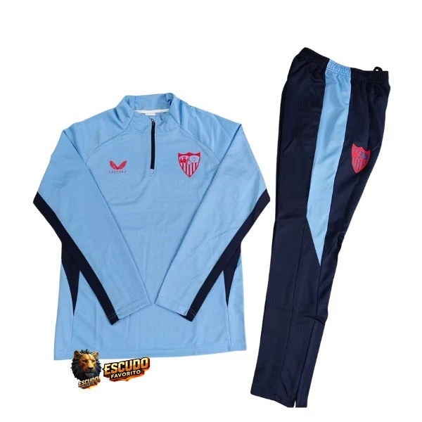CHÁNDAL + PANTALONES PARA NIÑOS SEVILLA ENTRENAMIENTO 25/26 HOMBRE