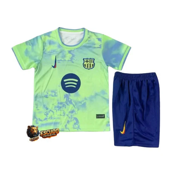 BARCELONA VERDE II 25/26 EQUIPACIÓN PARA NIÑOS