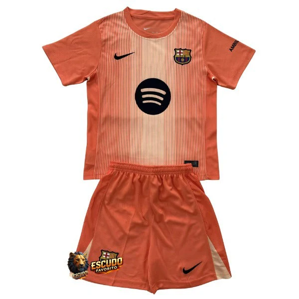 BARCELONA PORTERO IV 25/26 EQUIPACIÓN PARA NIÑOS