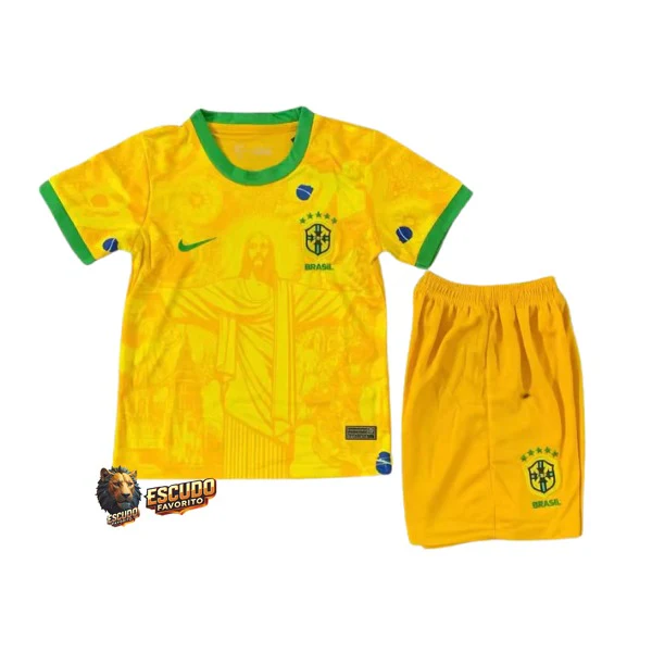 CAMISETA BRASIL 25/26 EDICIÓN ESPECIAL EQUIPACIÓN PARA NIÑOS
