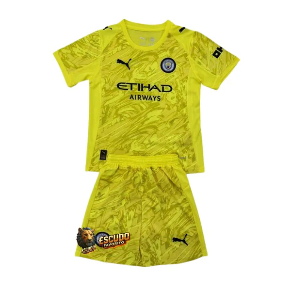 CAMISETA MANCHESTER CITY PORTERO III 25/26 EQUIPACIÓN PARA NIÑOS