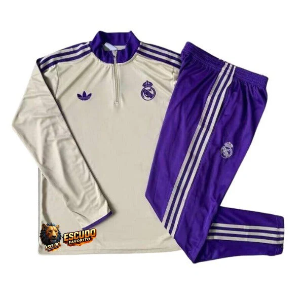 CHÁNDAL + PANTALONES PARA NIÑOS REAL MADRID V 25/26 HOMBRE