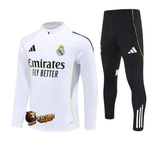 CHÁNDAL + PANTALONES PARA NIÑOS REAL MADRID XXI 25/26 HOMBRE