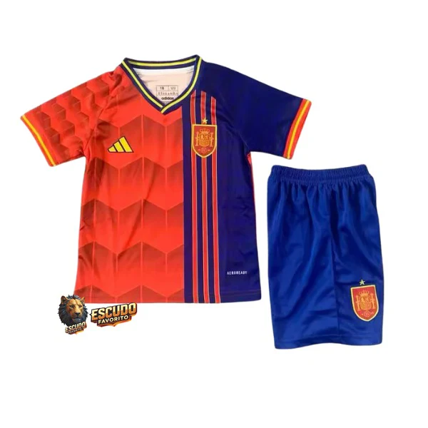 CAMISETA ESPAÑA I 1996 RETRO EQUIPACIÓN PARA NIÑOS