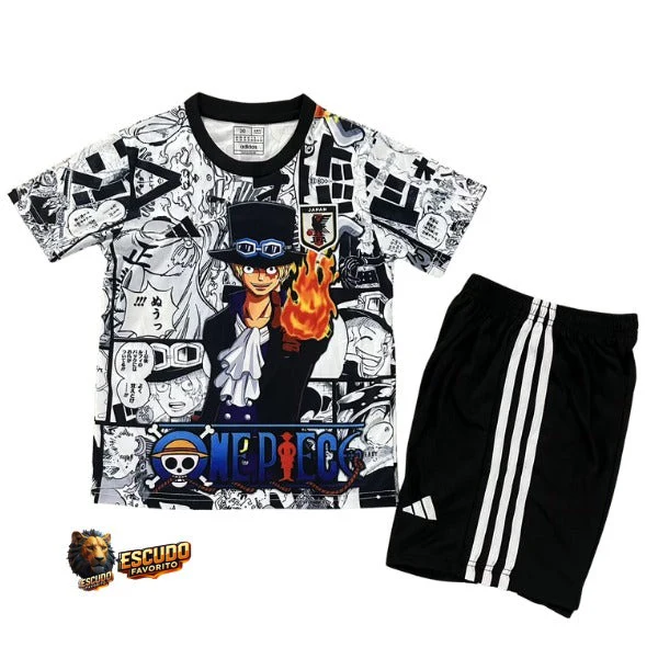 CAMISETA JAPÓN ANIME ONE PIECE 25/26 EQUIPACIÓN PARA NIÑOS