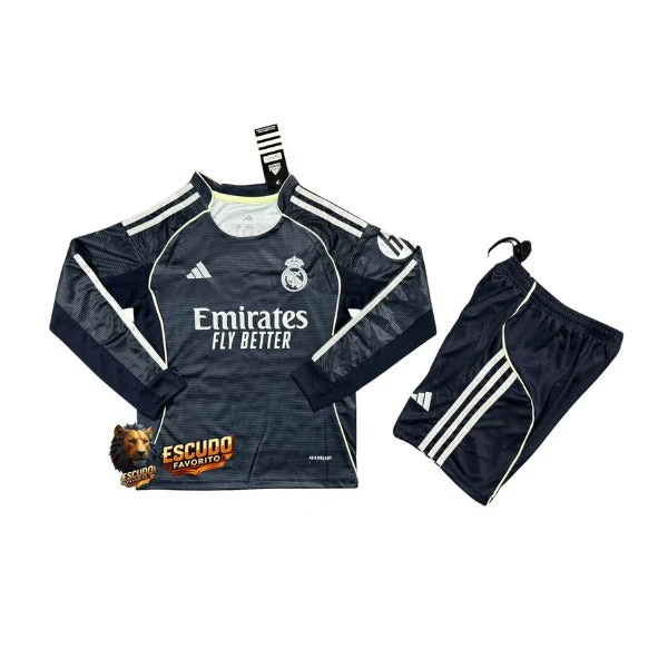 REAL MADRID II MANGA LARGA 25/26 EQUIPACIÓN PARA NIÑOS