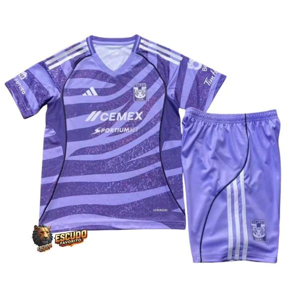 CAMISETA TIGRES III 25/26 EQUIPACIÓN PARA NIÑOS