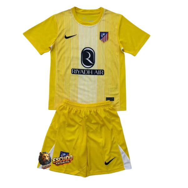 ATLÉTICO DE MADRID PORTERO 25/26 EQUIPACIÓN PARA NIÑOS