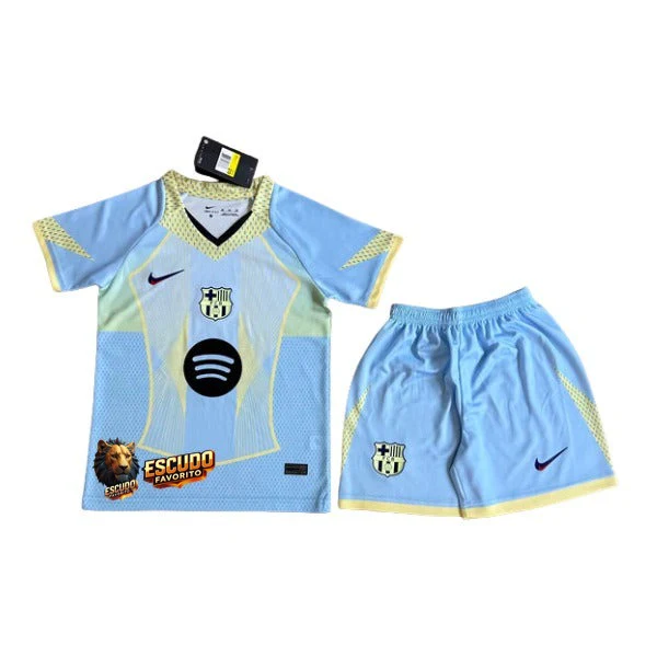 BARCELONA 25/26 EDICIÓN ESPECIAL AZUL II EQUIPACIÓN PARA NIÑOS