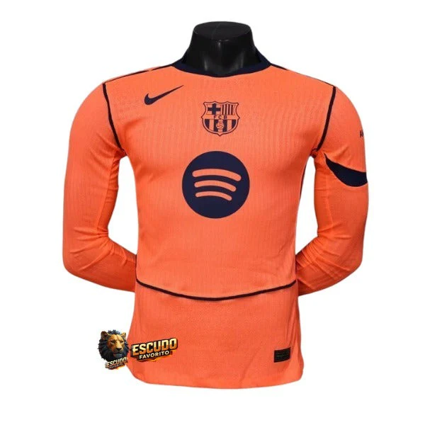 BARCELONA III 25-26 VERSIÓN JUGADOR MANGA LARGA HOMBRE