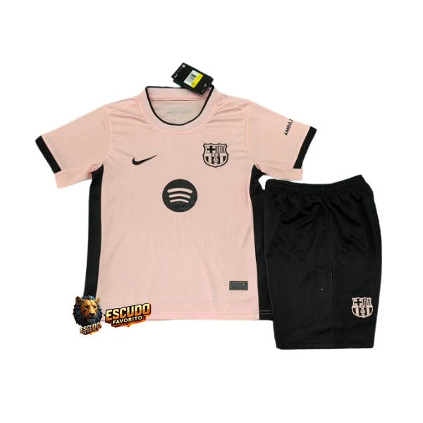 BARCELONA ROSA III 25/26 EQUIPACIÓN PARA NIÑOS
