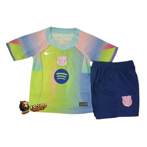 BARCELONA VERDE 25/26 EQUIPACIÓN PARA NIÑOS