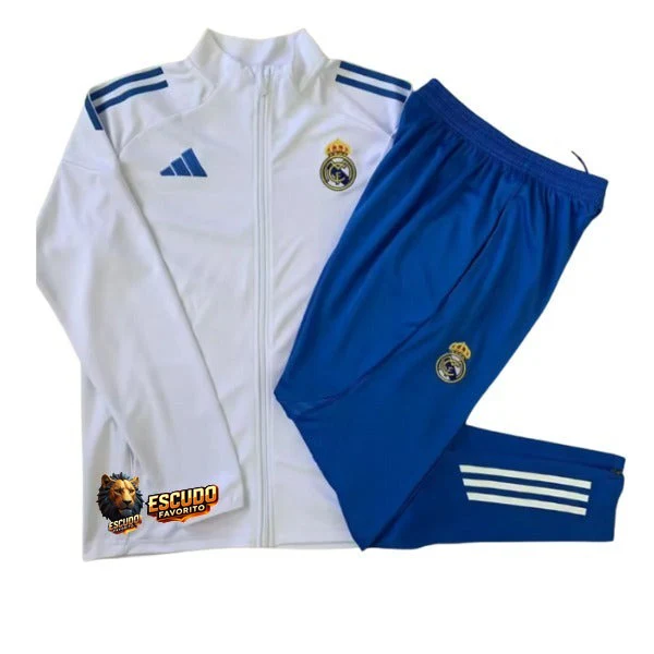 CHÁNDAL + PANTALONES PARA NIÑOS REAL MADRID XXXIII 25/26 HOMBRE