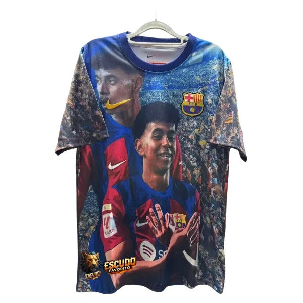 CAMISETA BARCELONA X YAMAL 25/26  HOMBRE
