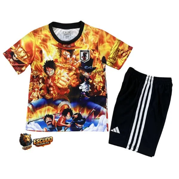 CAMISETA JAPÓN ANIME ONE PIECE IV 25/26 EQUIPACIÓN PARA NIÑOS