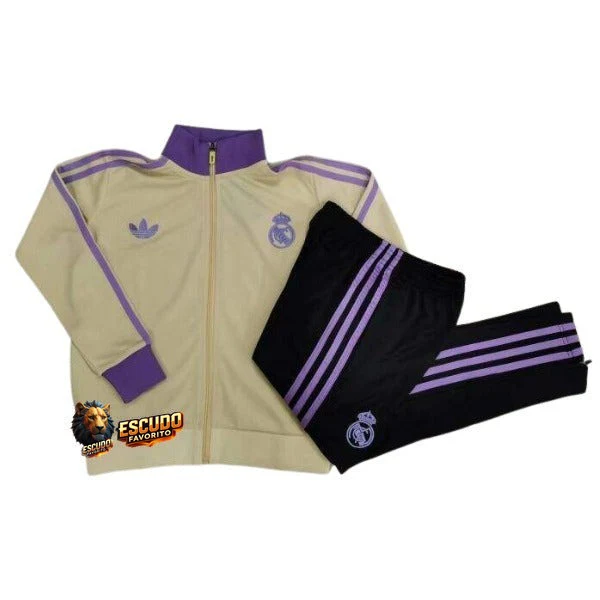 CHÁNDAL + PANTALONES PARA NIÑOS REAL MADRID XXXXIII 25/26 HOMBRE