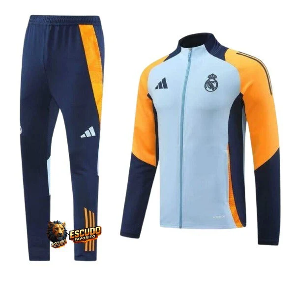 CHÁNDAL + PANTALONES PARA NIÑOS REAL MADRID XXXIV 25/26 HOMBRE