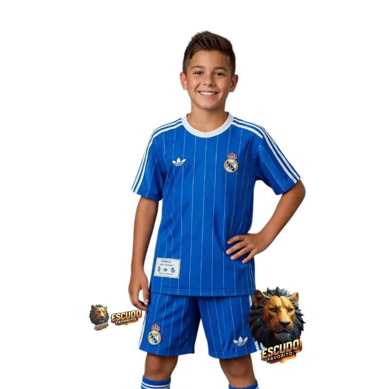 CAMISETA REAL MADRID  25/26 VERSIÓN ICONS EQUIPACIÓN PARA NIÑOS