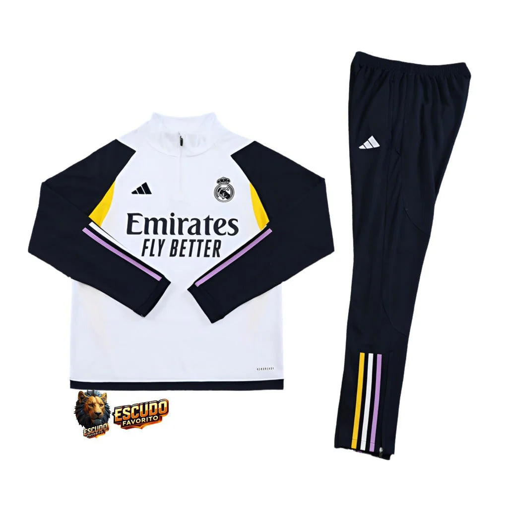 CHÁNDAL + PANTALONES REAL MADRID ENTRENAMIENTO II 23/24 HOMBRE