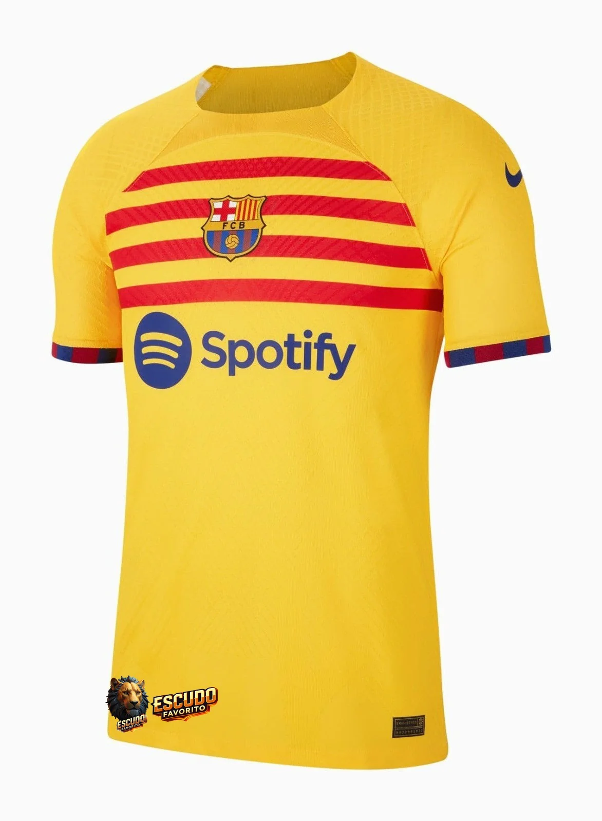 CAMISETA BARCELONA IV 24/25 AMARILLA HOMBRE