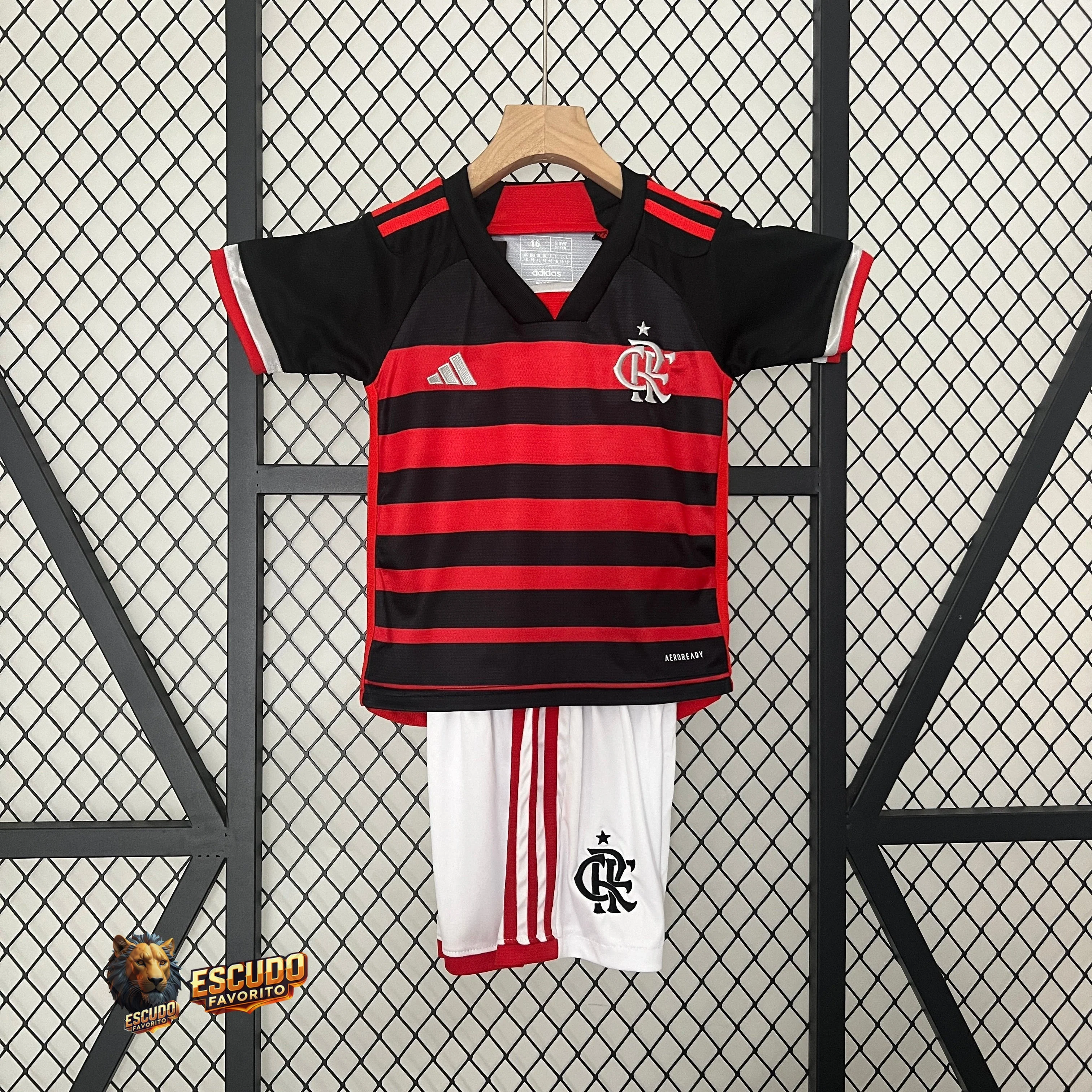 CAMISETA FLAMENGO I 24/25 EQUIPACIÓN PARA NIÑOS