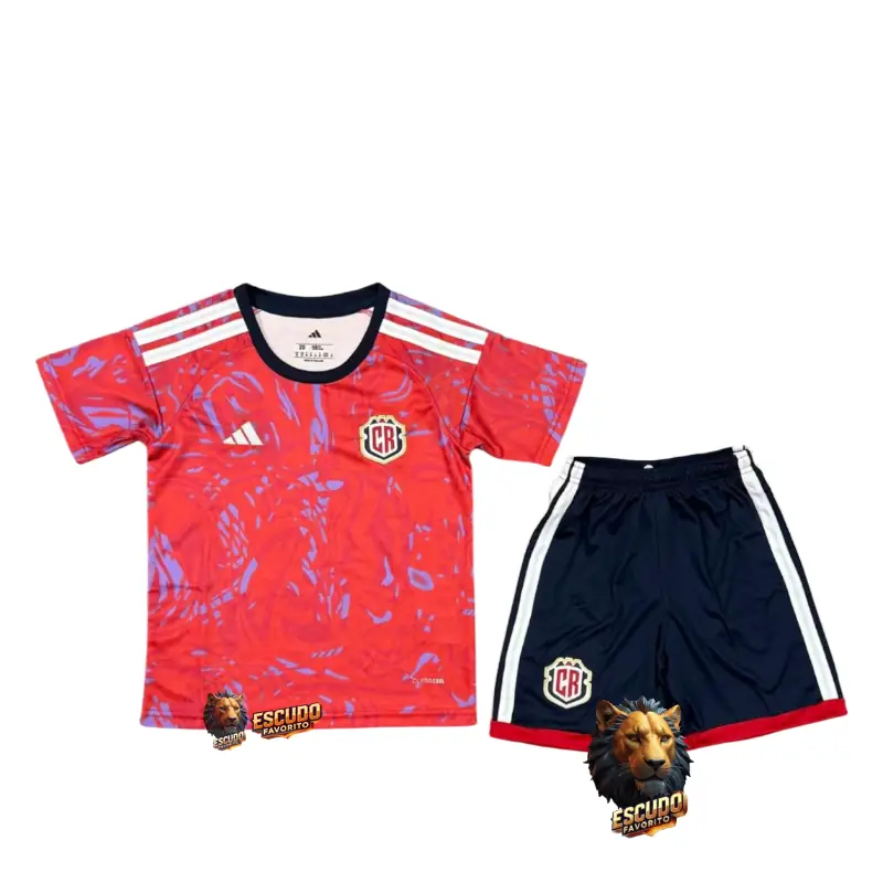 CAMISETA COSTA RICA I 2026 MUNDIAL EQUIPACIÓN PARA NIÑOS