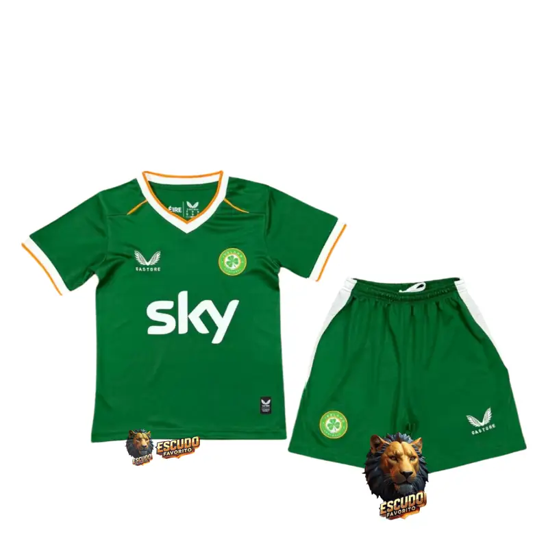 CAMISETA IRLANDA VERDE I 2026 MUNDIAL EQUIPACIÓN PARA NIÑOS