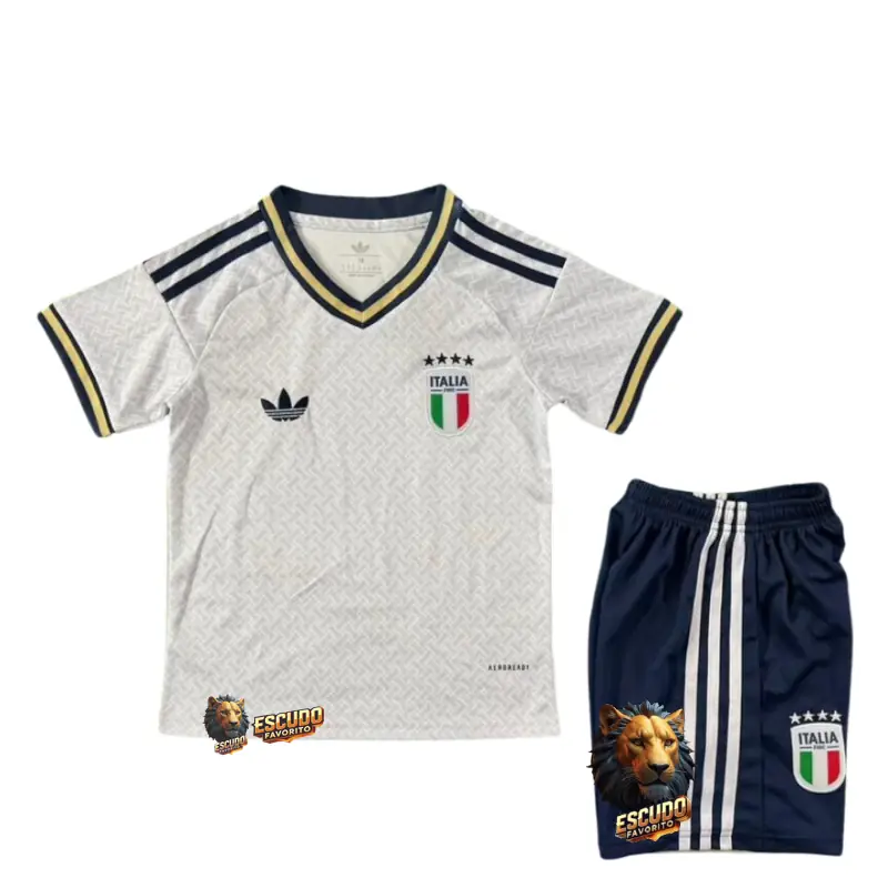 CAMISETA ITALIA II 2026 MUNDIAL EQUIPACIÓN PARA NIÑOS