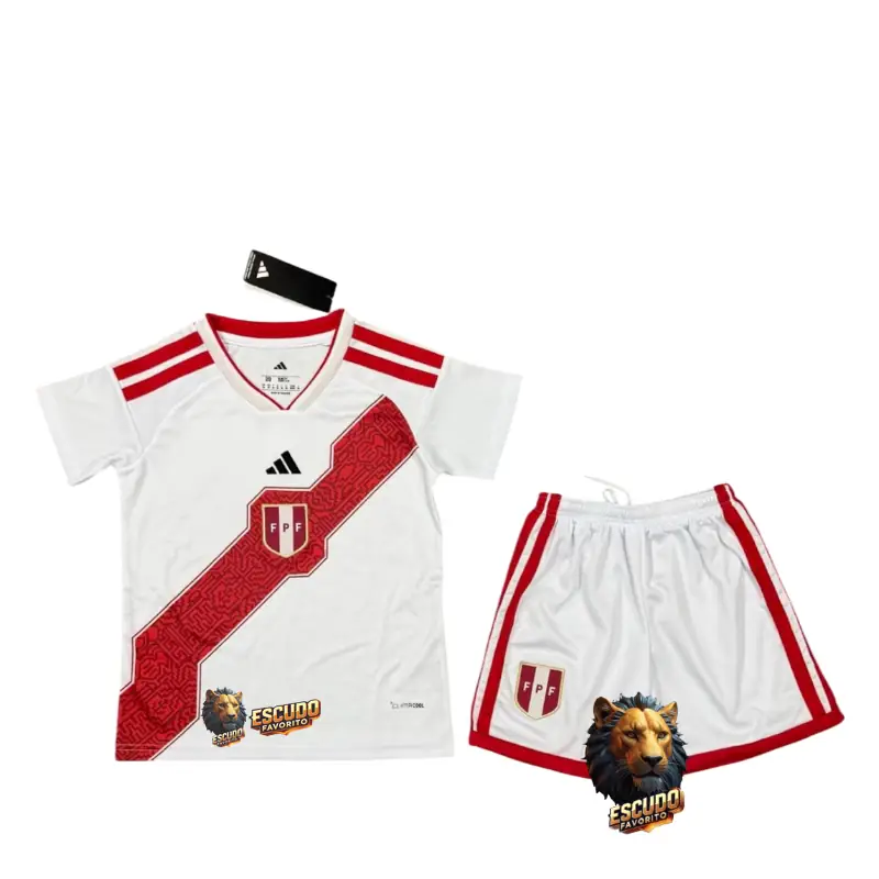 CAMISETA PERU I 2026 MUNDIAL EQUIPACIÓN PARA NIÑOS