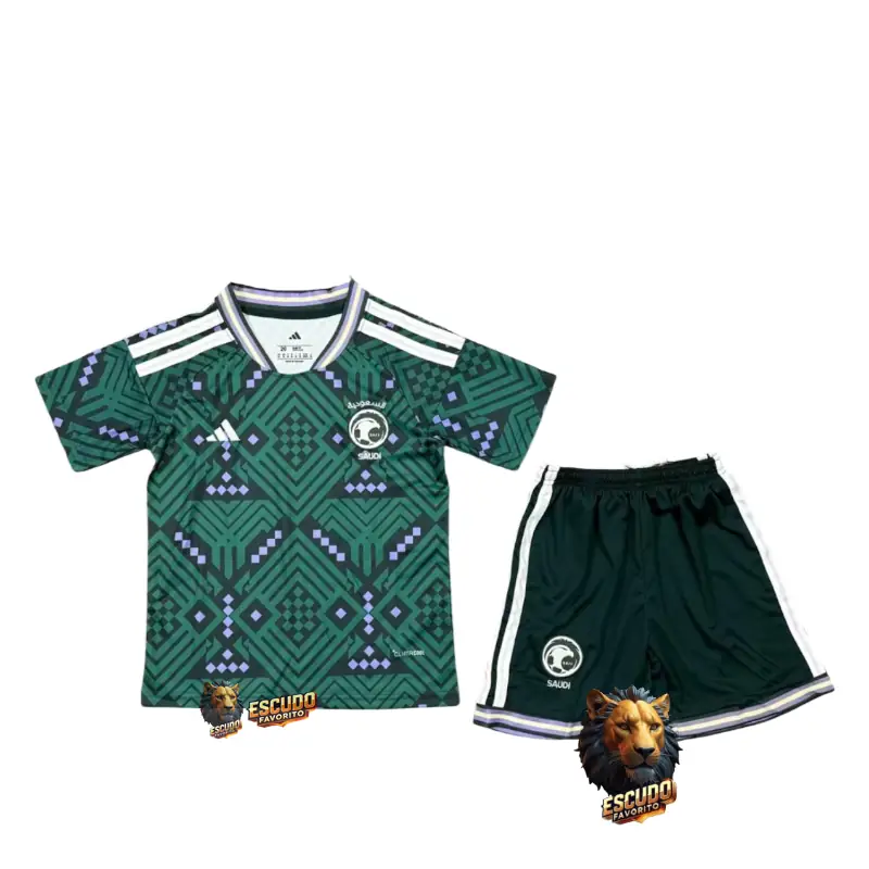 CAMISETA ARABIA SAUDÍ I 2026 MUNDIAL EQUIPACIÓN PARA NIÑOS