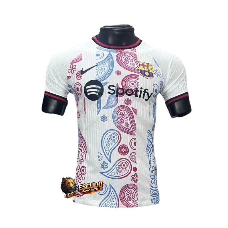 BARCELONA EDICIÓN ESPECIAL BLANCA 24/25 HOMBRE VERSIÓN JUGADOR