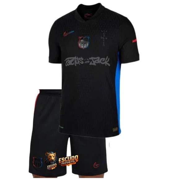 BARCELONA II 24/25 TRAVIS SCOTT EQUIPACIÓN PARA NIÑOS