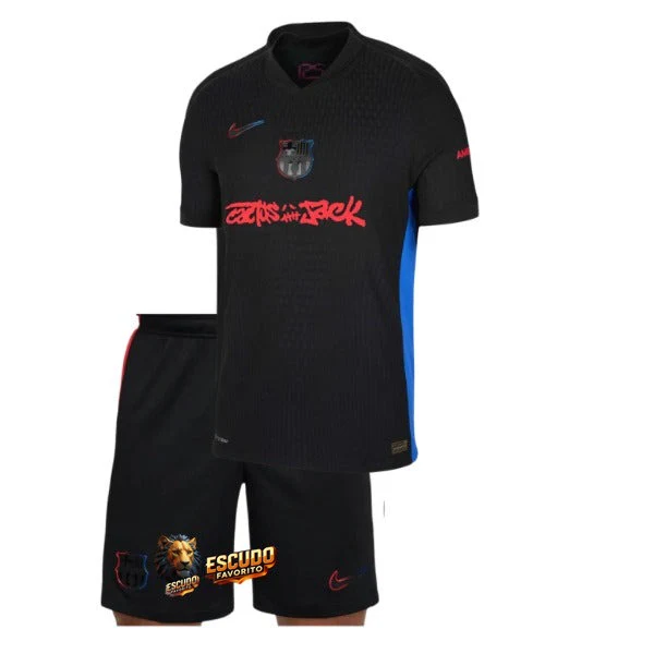 BARCELONA II 24/25 TRAVIS SCOTT EQUIPACIÓN PARA NIÑOS