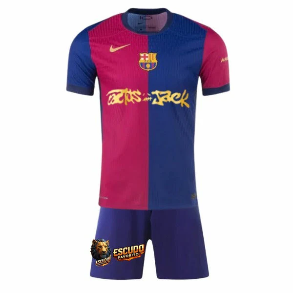 BARCELONA I 24/25 TRAVIS SCOTT EQUIPACIÓN PARA NIÑOS