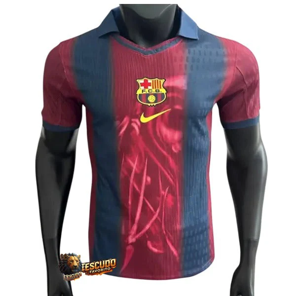 BARCELONA 00/01 RETRO EDICIÓN  LIMITADA CACTUS JACK TRAVIS SCOTT HOMBRE VERSIÓN JUGADOR