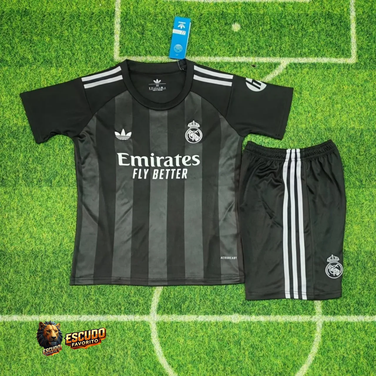 REAL MADRID PORTERO IV 25/26 EQUIPACIÓN PARA NIÑOS