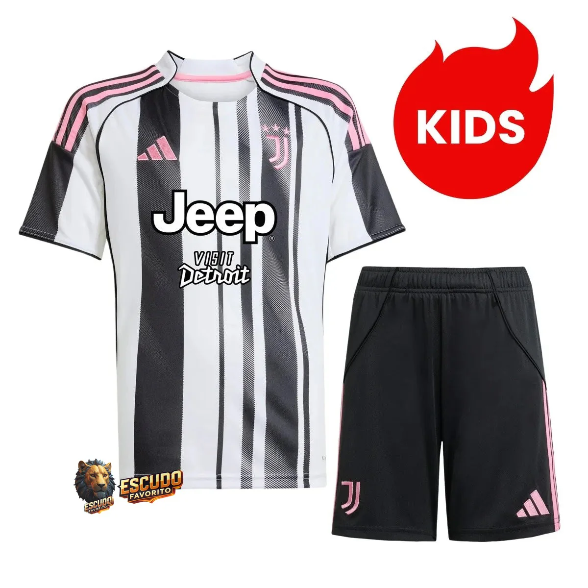 JUVENTUS I 25/26 EQUIPACIÓN PARA NIÑOS